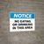 Notice: No Entry Without Permission - Portrait Wall Sign