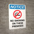 Notice: No Smoking - Portrait Wall Sign