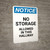 Notice: No Street Shoes ESD Shoes Required with Icon - Portrait Wall Sign