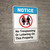Notice: No Truck Drivers Beyond This Point - Portrait Wall Sign