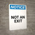 Notice: OSHA NEC Electrical Panel Regulations ANSI with Graphic - Portrait Wall Sign
