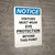 Notice: Pesticide Storage Area - Portrait Wall Sign