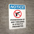 Notice: Post No Bills - Portrait Wall Sign