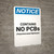 Notice: This Product Is Asbestos Free - Portrait Wall Sign