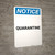 Notice: Rainwater Not For Drinking ANSI with Icon - Portrait Wall Sign