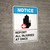 Notice: Report All Injuries To Your Supervisor - Portrait Wall Sign