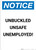 Notice: Unbuckled Unsafe Unemployed - Portrait Wall Sign