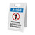 Notice: Authorized Personnel Only Spanish with Icon - A-Frame Sign