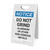 Notice: Do Not Grind Aluminum or Other Non-Ferrous Metals - A-Frame Sign