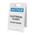 Notice: Electrical Closet Do Not Enter - A-Frame Sign