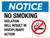 Notice: No Smoking - Disciplinary Action - Wall Sign