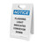 Notice: Flashing Light Indicates Conveyor Down - A-Frame Sign
