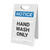 Notice: Hand Wash Only - A-Frame Sign