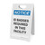 Notice: ID Badges Required in This Facility - A-Frame Sign