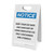 Notice: Keep Your Ice Safe and Sanitary by Using Dedicated Containers - A-Frame Sign
