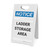Notice: Ladder Storage Area - A-Frame Sign