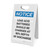 Notice: Lead Acid Batteries Should be Charged - A-Frame Sign