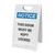 Notice: This Door Must Be Kept Locked - A-Frame Sign