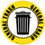 General Trash Icon - Floor Sign