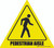 Pedestrian Aisle Floor Sign