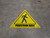 Pedestrian Aisle Floor Sign