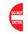 Do Not Enter - Floor Marking Sign