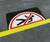 No Pedestrians - Floor Marking Sign