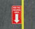 Red Tag Holding Area with Arrow - Floor Marking Sign