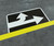 Straight Left - Floor Marking Sign