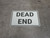 Dead End Rectangle - Floor Marking Sign