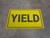 Yield - Floor Marking Sign