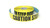Caution Step Down - Inline Printed Floor Marking Tape