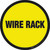 Wire Rack Floor Sign