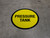 Pressure Tank Floor Sign