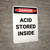 Acid Storage Inside - Portrait Wall Sign