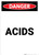 Acids - Portrait Wall Sign
