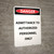 Admittance to Authorized Personal Only - Portrait Wall Sign