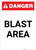 Blast Area - Portrait Wall Sign