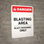 Blasting Area Blast Personnel Only - Portrait Wall Sign