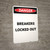 Breakers Locked Out - Portrait Wall Sign