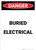 Buried Electrical - Portrait Wall Sign