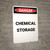 Chemical Storage - Portrait Wall Sign