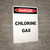 Chlorine Gas - Portrait Wall Sign
