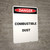 Combustible Dust - Portrait Wall Sign