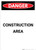 Construction Area - Portrait Wall Sign