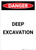 Deep Excavation - Portrait Wall Sign