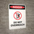 Do Not Overreach with Icon - Portrait Wall Sign