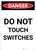 Electrical Do Not Touch Switches - Portrait Wall Sign