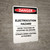 Electrocution Hazard Avoid Touching - Portrait Wall Sign