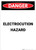 Electrocution Hazard - Portrait Wall Sign